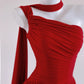 Red Fashion Mermaid Long Chiffon Prom Dress Evening Dress Party Dress nv4729