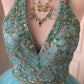 Blue Beaded Short Tulle Princess Homecoming Dress Birthday Party Dress nv4710