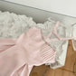 Pink Beaded Homecoming Dress Short Satin Prom Dress Birthday Dress Evening Dress nv4445