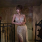 NiceVestidos--Retro Disco Style：Light Gold Glitter - Decorated Thin Strap High - Slit Floor - Length Ball Dress NV5817