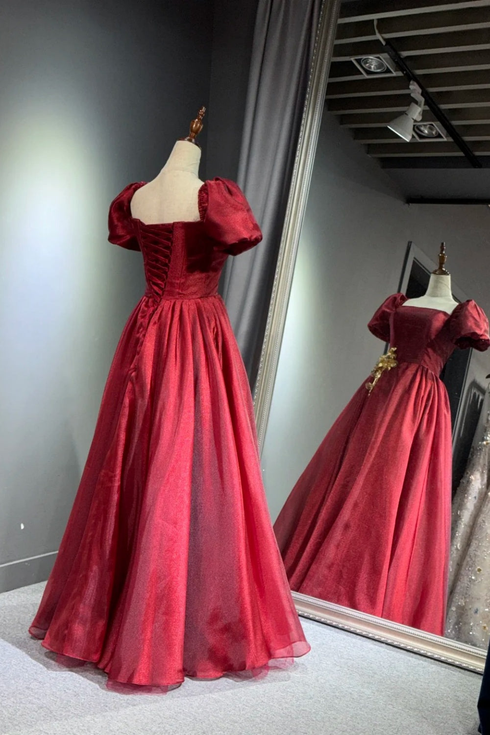 Red Long Dance Dress NV6625