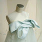 Mint Green Tulle Long Satin Ball Gown Evening Dress Party Dress nv4685