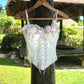 Pink Floral Sweet Short Chiffon Homecoming Dress Birthday Party Dress nv4941