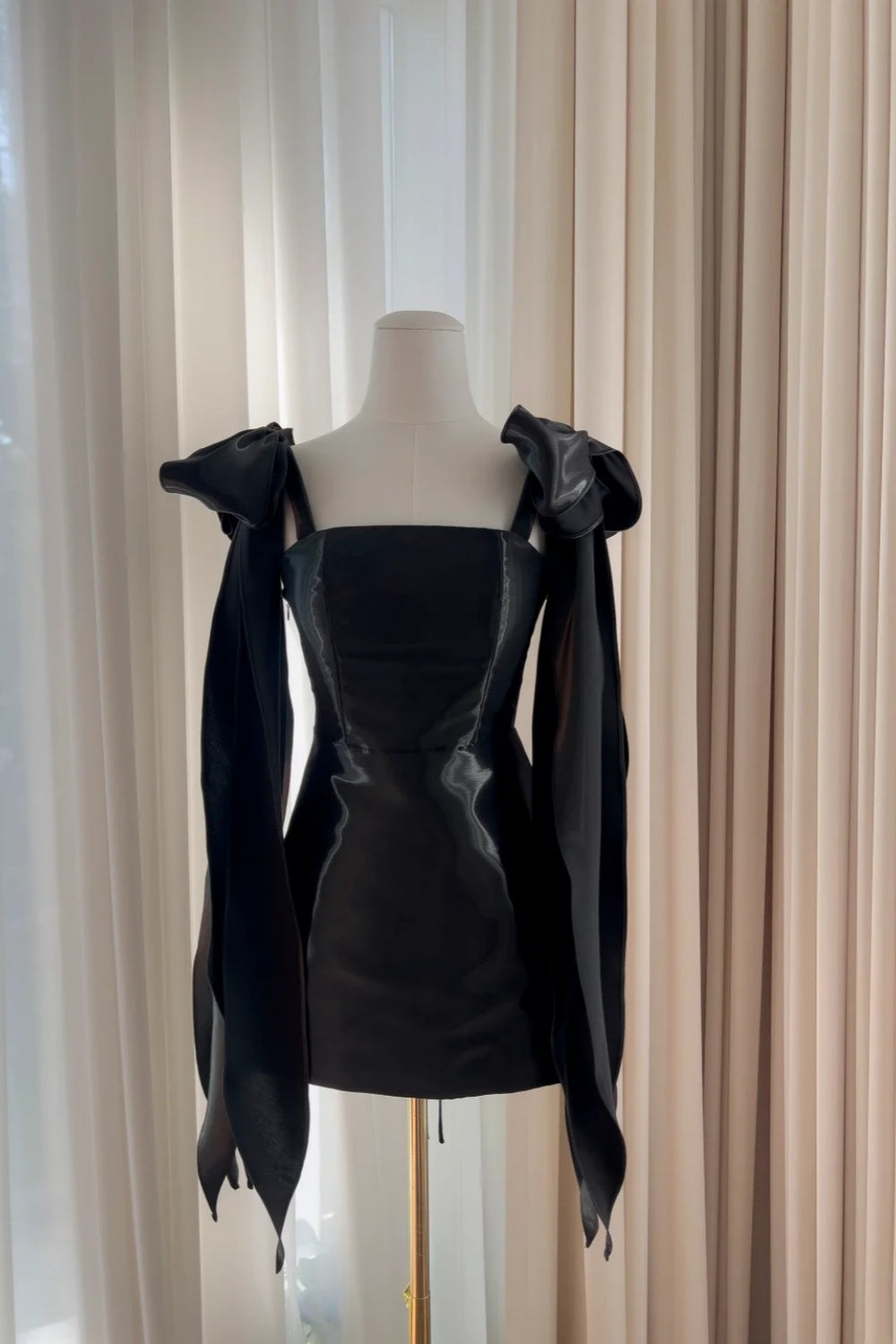 NiceVestidos-_NV Black Short Birthday Dress Formal Suit NV5939