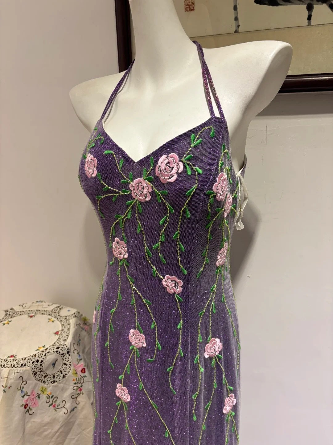 Neues Retro-Abendkleid, langes Kleid NV6449