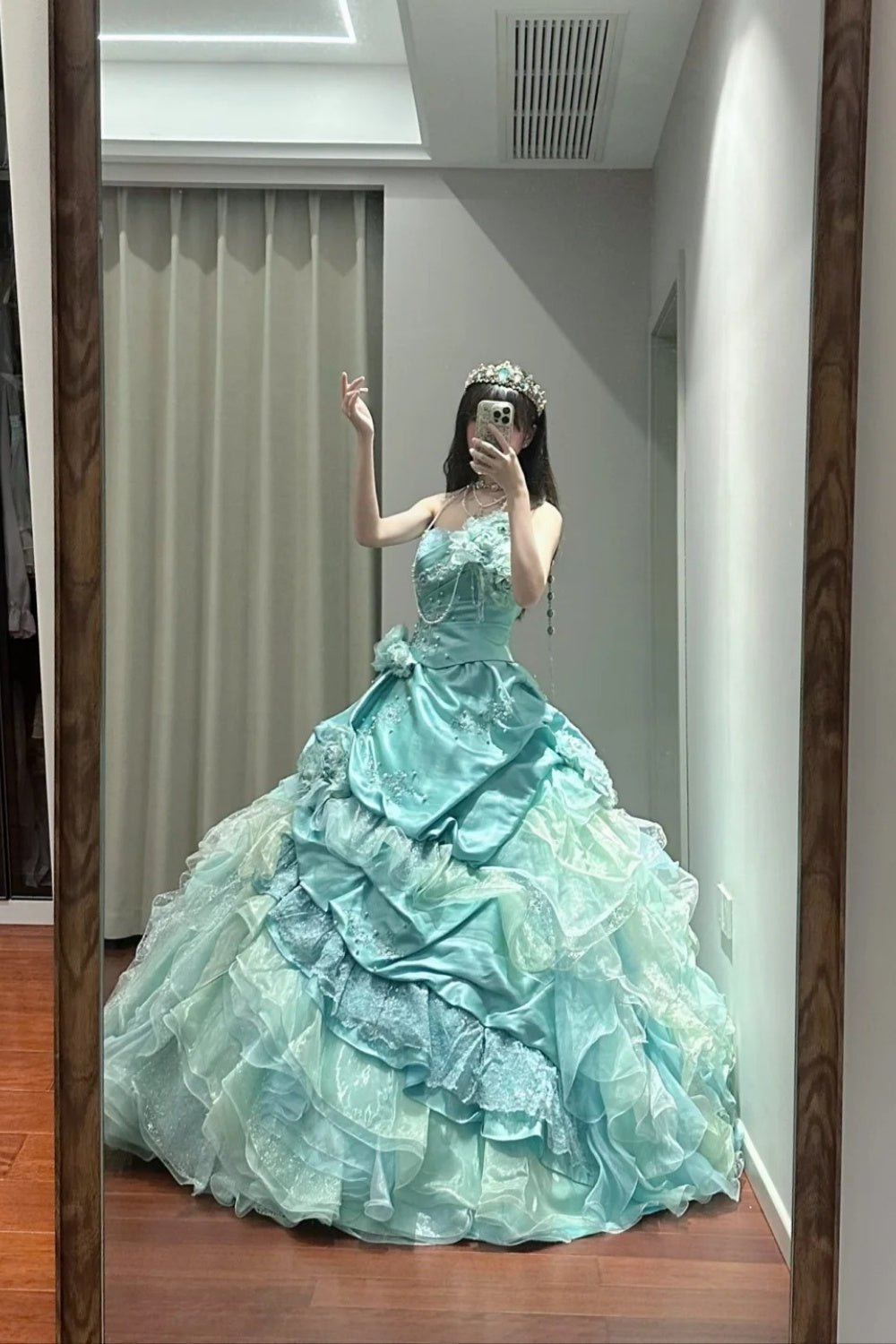 Blue Long Ball Dress NV6717