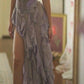 Purple Vintage Elegant Short Chiffon Homecoming Dress Party Dress nv4850