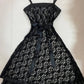 Black Short Birthday Dress, Lace Evening Dress, Party Dress NV6860