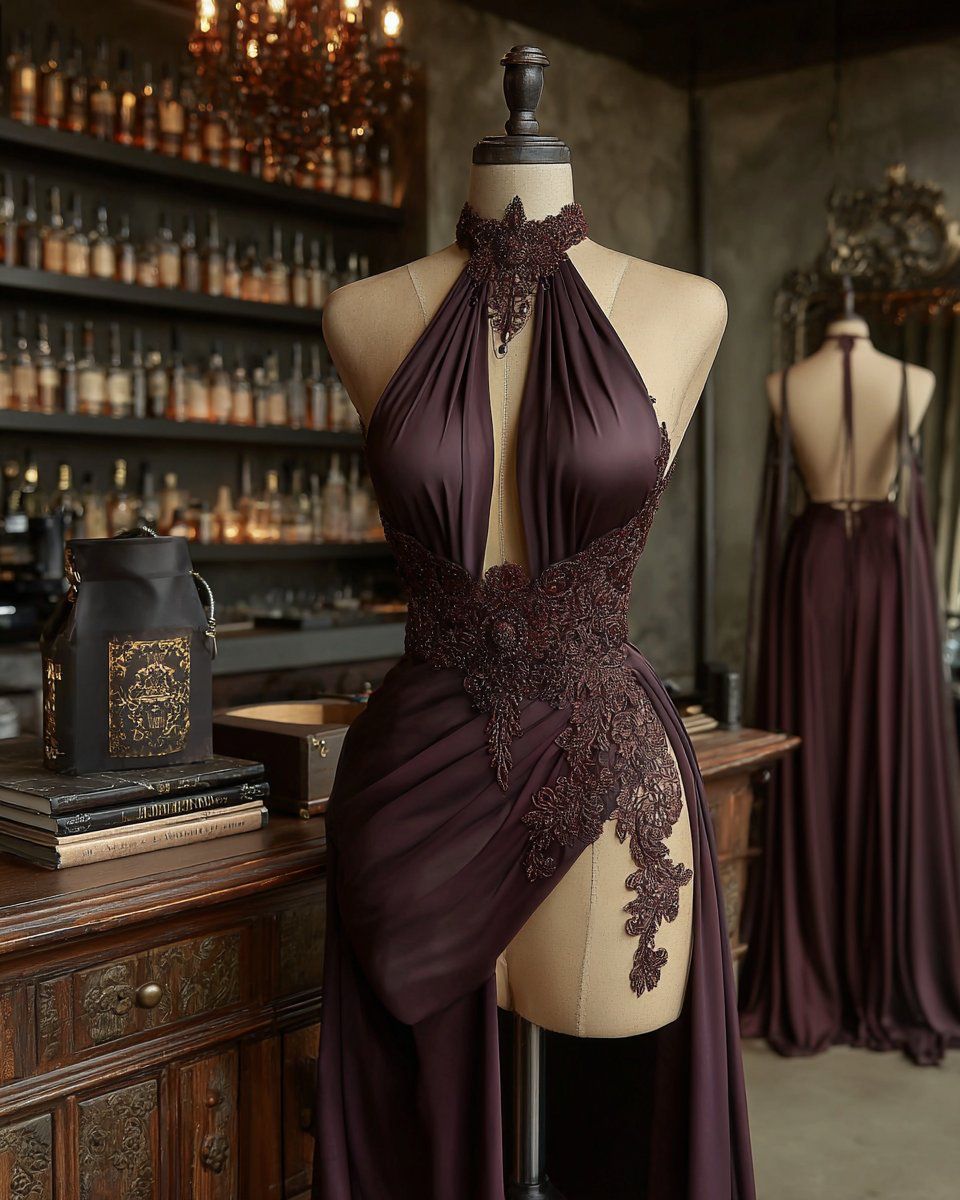 NiceVestidos-_Retro, sexy, and exquisitely beaded long dress NV6042