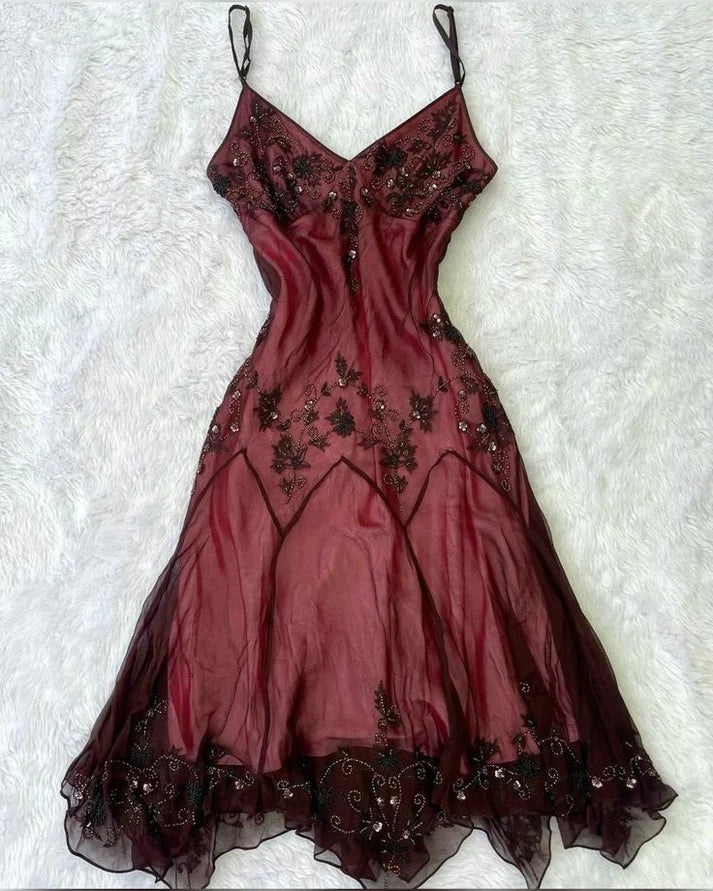 Vintage A line Straps Black Prom Dresses 22th Birthday Outfit nv4469