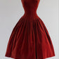 Red/Dark Green Vintage Elegant Long Simple Velvet Ball Gown Homecoming Dress Evening Dress Party Dress nv3382