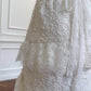 White Sweet Lace Pearl Beads Stylish Elegant Long Chiffon Homecoming Dress Prom Dress Evening Dress Birthday Dress Party Dress nv4139