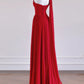 Red Fashion Mermaid Long Chiffon Prom Dress Evening Dress Party Dress nv4729