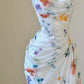 NiceVestidos--Fresh Art Style：Floral Chiffon Waist - Cinched Sleeveless Floor - Length Creative Evening Dress NV5811