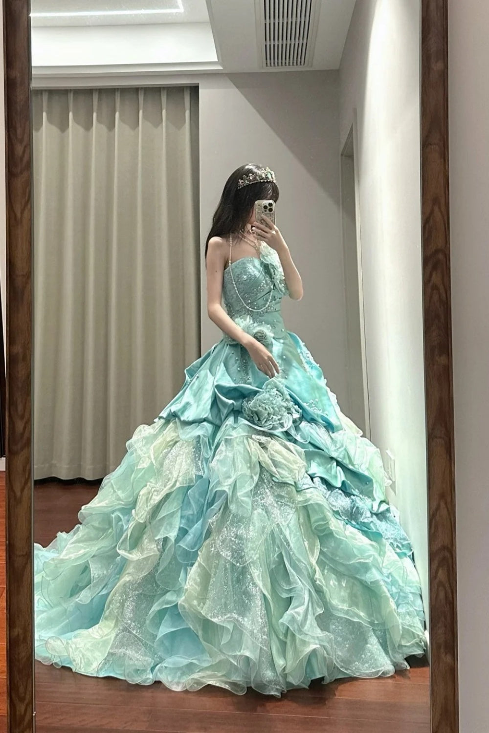 Blue Long Ball Dress NV6717