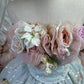 Pink Floral Tulle Floor-Length Ball Gown nv5172
