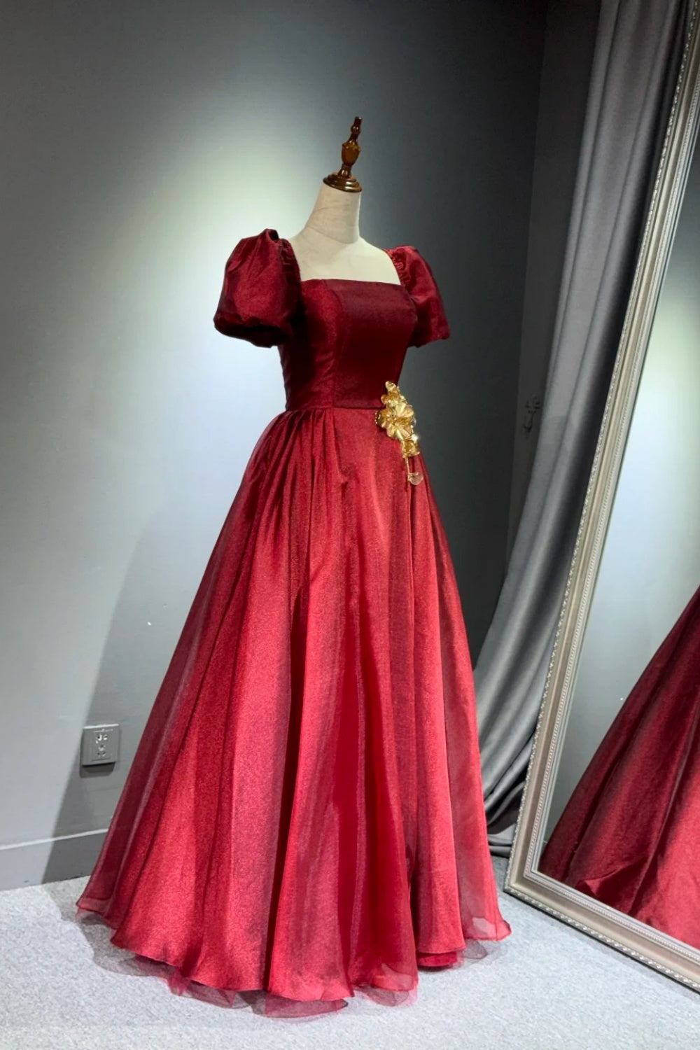 Red Long Dance Dress NV6625