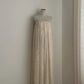 Ivory White Gorgeous Exquisite Beading Long Floor Length Tulle Sequined Ball Gown Evening Dress Birthday Holiday Party Dress nv4070