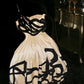 Champagne Black Floral Fashion Homecoming Dress Short Satin Prom Dress Evening Dress Party Dress nv4310