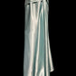 Mint Green Simple Elegant Long Satin Ball Gown Evening Dress Party Dress nv4119
