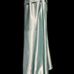 Mint Green Elegant Long Satin Ball Gown Evening Dress Party Dress nv4197