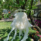 White Sweet Short Chiffon Homecoming Dress Birthday Party Dress nv4938