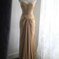 Formal long satin retro dress NV6586