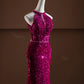 Pink Sparkling Sequined Long Prom Dress Evening Dress Party Dress nv4750