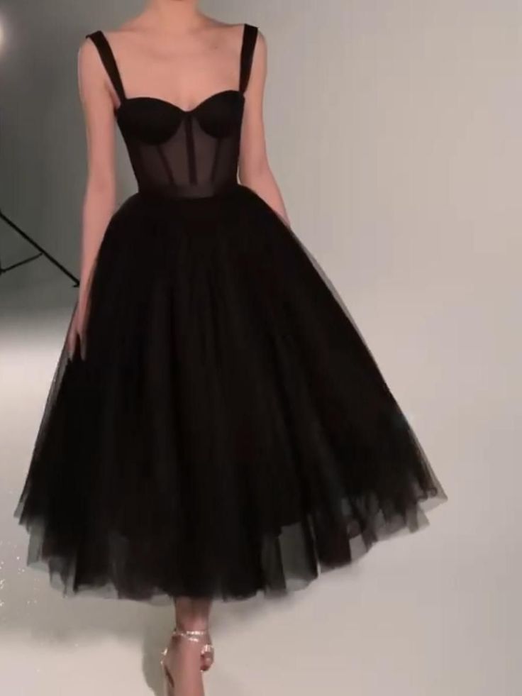 Black fashion sweetheart neck long tulle teen prom dress tulle formal dress evening gown graduation party nv119