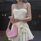 White Fashion Strapless Elegant Short Chiffon Homecoming Dress Party Dress nv4852