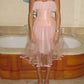 Pink Sweetheart Tulle Midi Evening Dress Party Dress nv2731