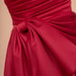 Red Elegant Fashion Long Satin Prom Dress Evening Dress Party Dress nv4738