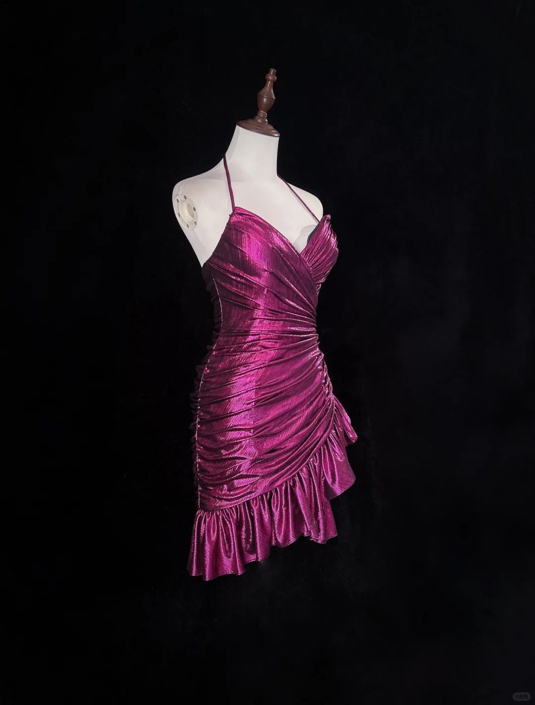 Pink Homecoming Dress Spaghetti Strap Short Party Dress nv4224