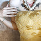 Yellow gorgeous exquisite beaded long satin ball gown evening dress party dress nv4374