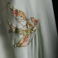 NiceVestidos--Dreamy Handmade Beaded Now trending Niche Luxury Fairy Tale Mint Green Chiffon Beaded Bird Appliqué Spaghetti Strap Slim Long Prom DressNV5792
