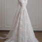 White Elegant Fairy Long Lace Tulle Prom Dress Evening Dress Wedding Dress nv4957