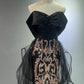 Black Gorgeous Gold Long Ball Dress NV6623