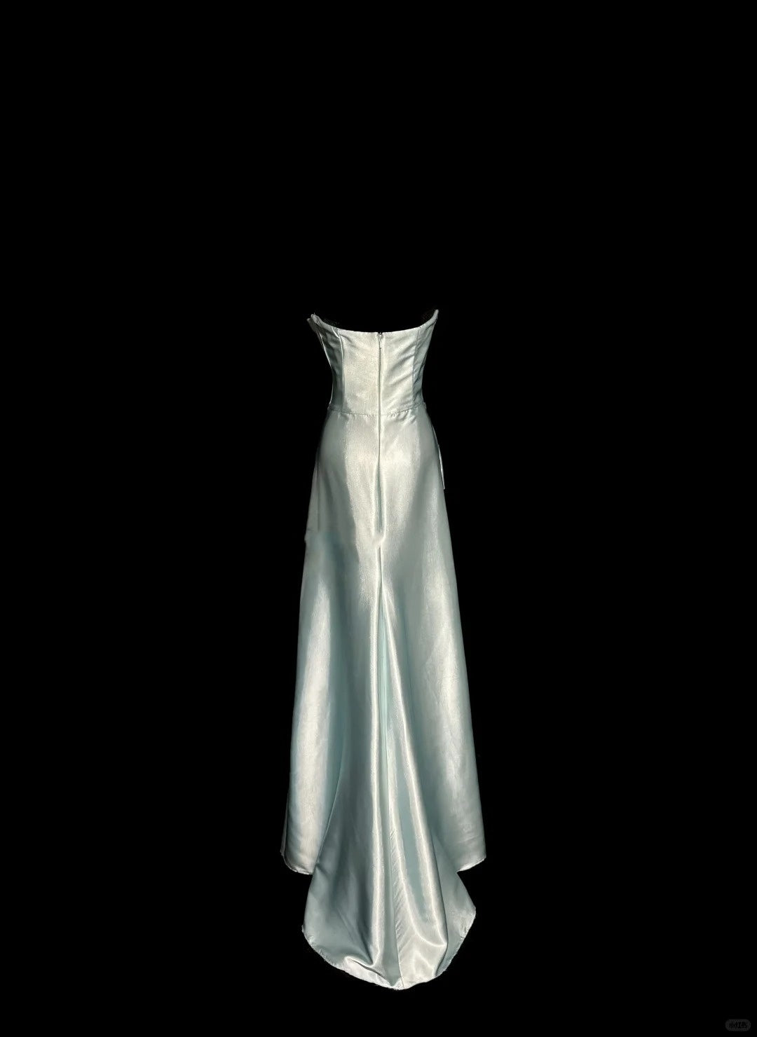 Mint Green Elegant Long Satin Ball Gown Evening Dress Party Dress nv4197