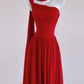 Red Fashion Mermaid Long Chiffon Prom Dress Evening Dress Party Dress nv4729