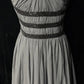 Grey Beaded Elegant Long Chiffon Prom Dres Evening Dress nv4928