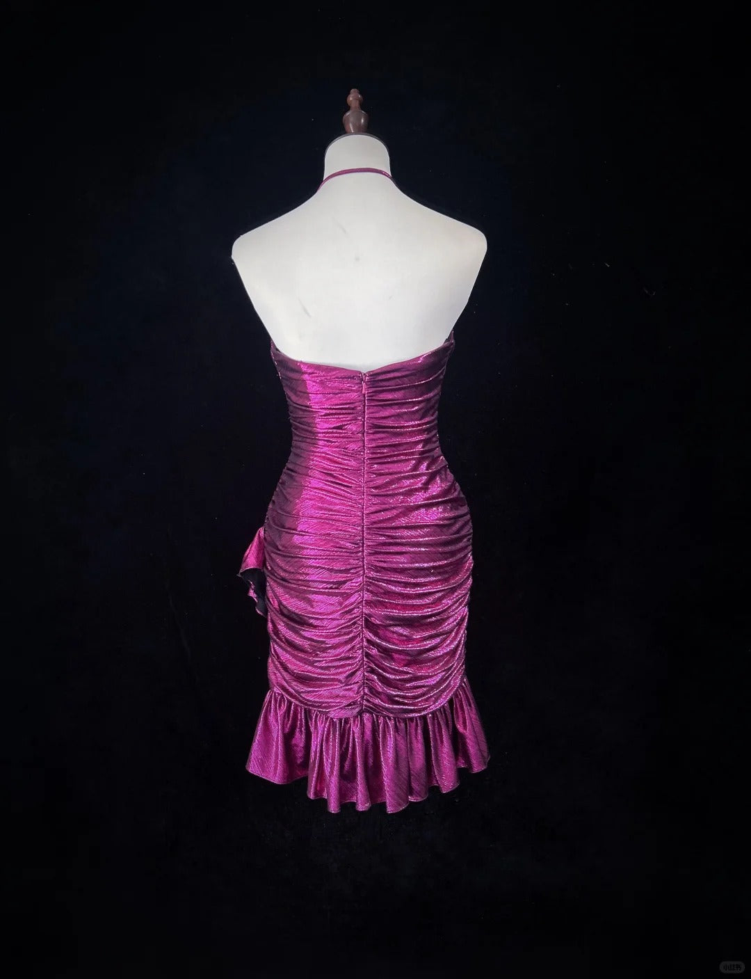 Pink Homecoming Dress Spaghetti Strap Short Party Dress nv4224