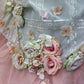 Pink Floral Tulle Floor-Length Ball Gown nv5172