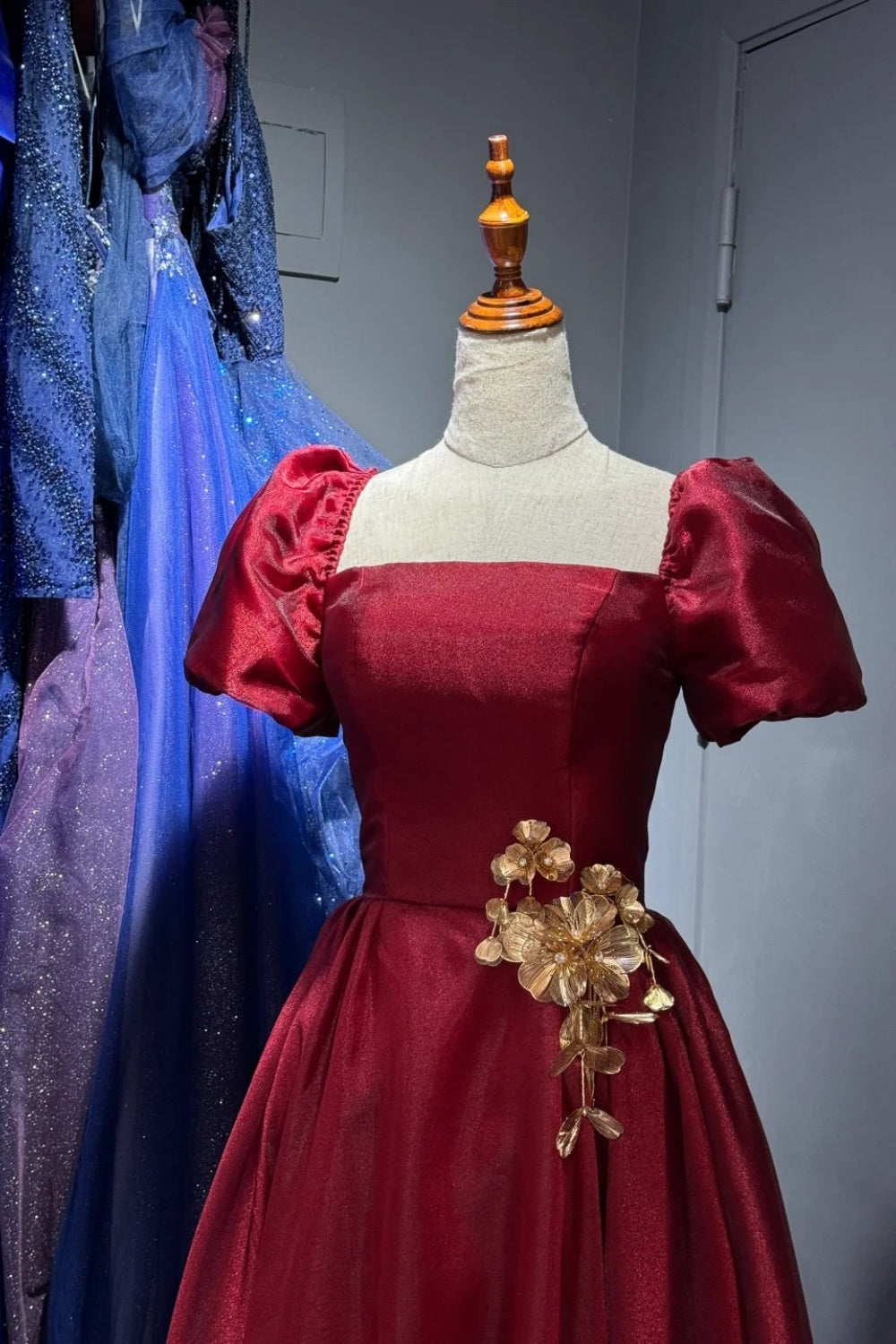 Red Long Dance Dress NV6625