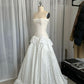 White Elegant Lace Tulle Long Ball Gown Evening Gown Wedding Dress nv2816