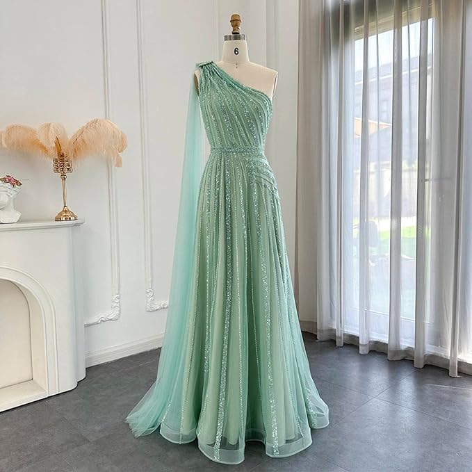 Green/Purple/Yellow Long Prom Dresses Unique Shiny Prom Dresses Sparkly Evening Party Dresses nv123