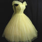 Yellow Fashion Cute Tulle Short Prom Dress Homecoming Dress Party Dress nv3055