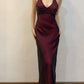 Burgundy Fashion Exquisite Beaded Strapless Long Tulle Satin Elegant Ball Gown Evening Dress Party Dress nv3612