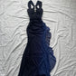 Navy Long Prom Dresses, New Arrive Formal Dresses nv1374