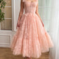 3D Butterfly Gown Rosette Corset Dress Cute A-Line Prom Dress nv1676