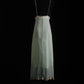 NiceVestidos--Dreamy Handmade Beaded Now trending Niche Luxury Fairy Tale Mint Green Chiffon Beaded Bird Appliqué Spaghetti Strap Slim Long Prom DressNV5792